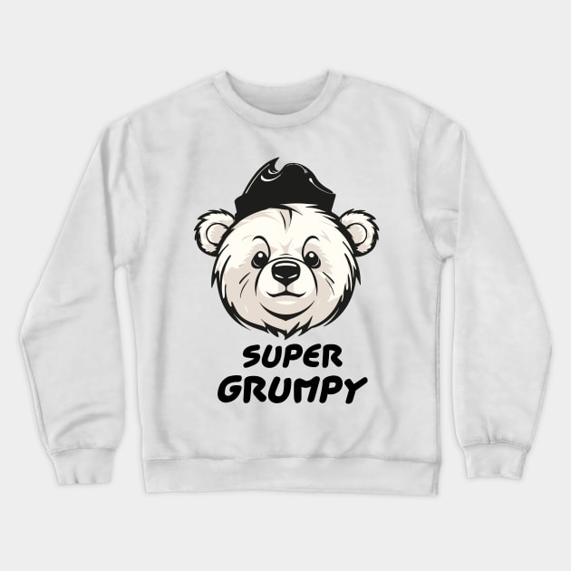 Bear Super Grumpy Crewneck Sweatshirt by Casually Fashion Store